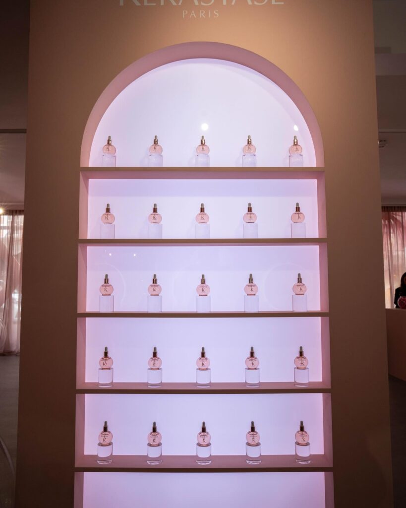 Kérastase Gloss Absolu launch — emotional branding through interactive beauty experience.