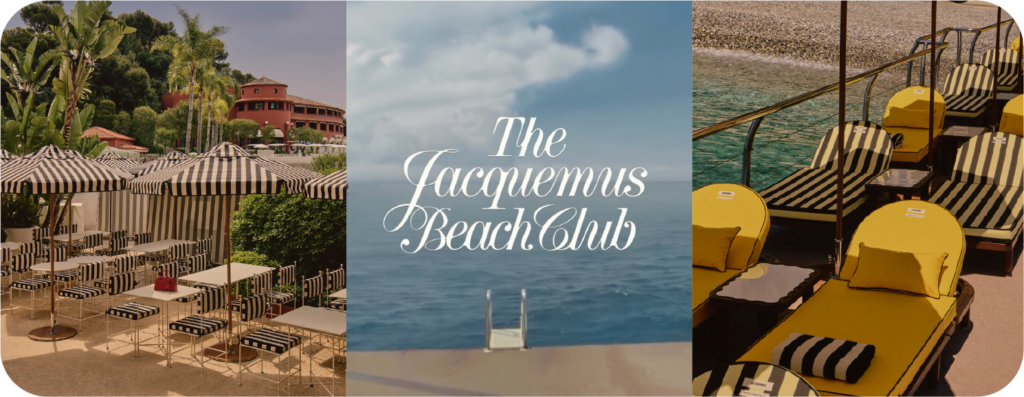 Immersive Jacquemus beach campaign as an emotional branding example
