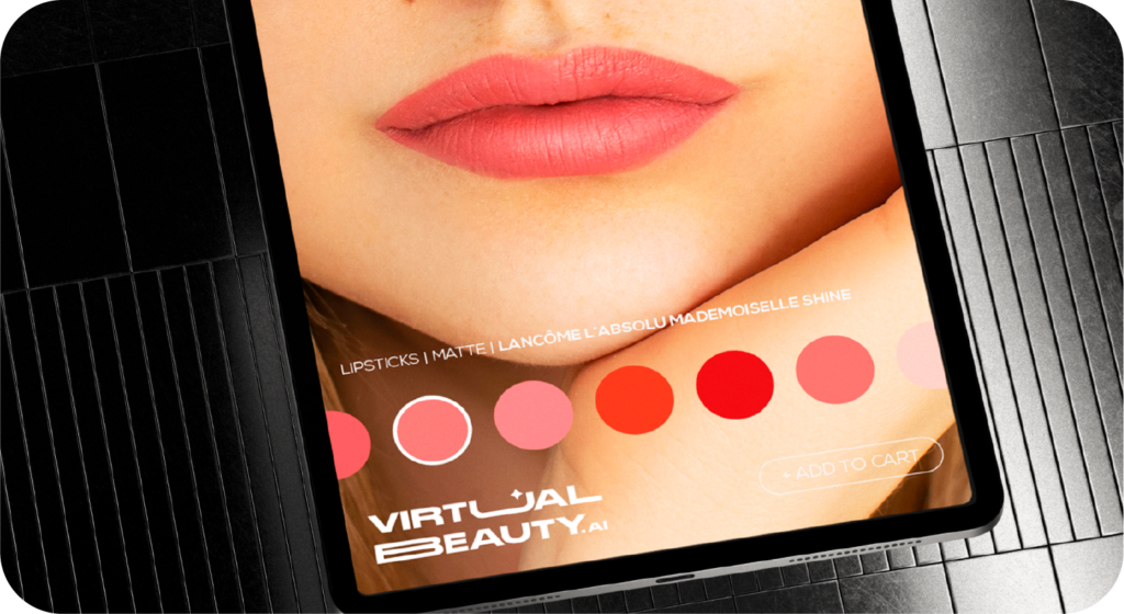 AI-powered lipstick try-on for beauty shoppers – digital experience aligned with online shopping trends 2025