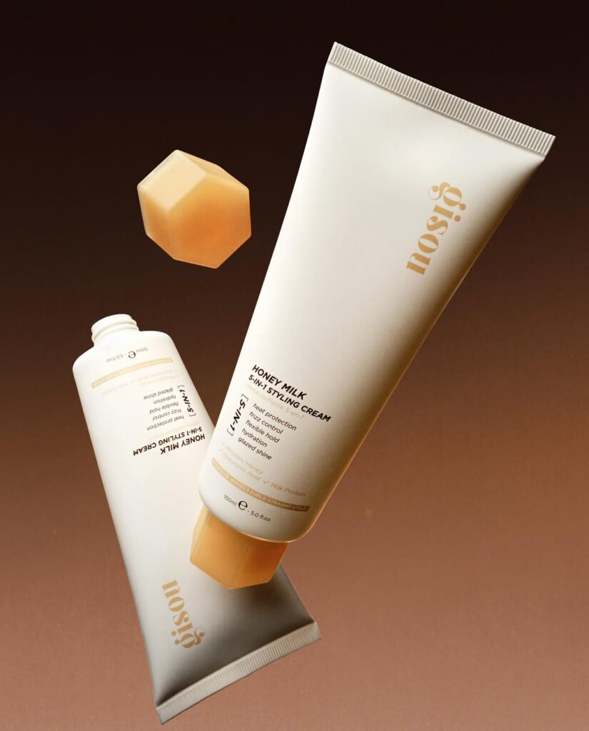 Gisou Honey Milk Styling Cream lifestyle brand activation with Rosie HW