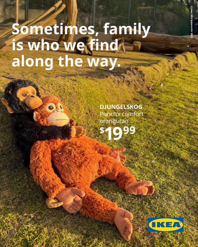 reactive marketing activation: IKEA DJUNGELSKOG plush toy trend moment