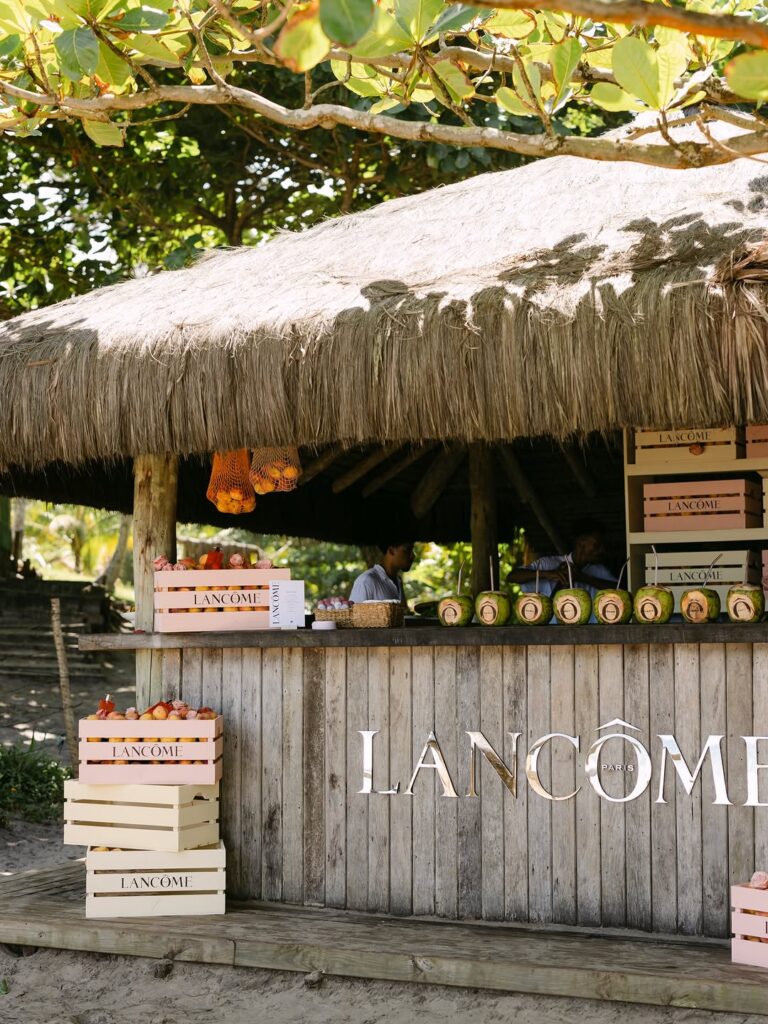 culture-led activation example: Lancôme Itacaré Brazil brand trip for Idôle launch